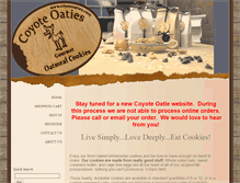 Tablet Screenshot of coyoteoaties.com
